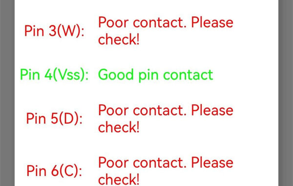 acdp2 read fem module poor contact error solution 1