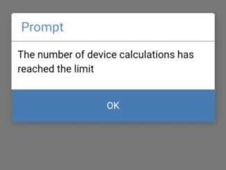 yanhua acdp device calculations number has reached the limit