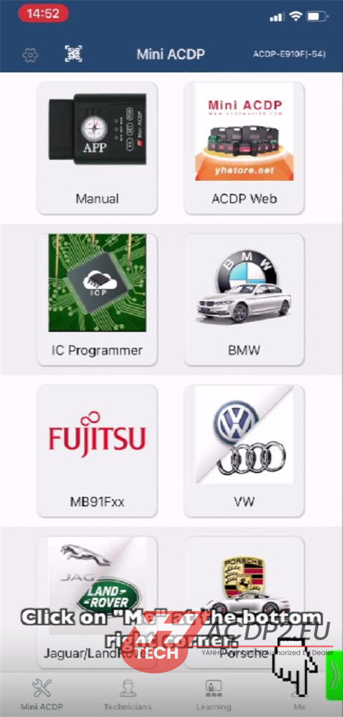 yanhua acdp2 module automatic authorization 4