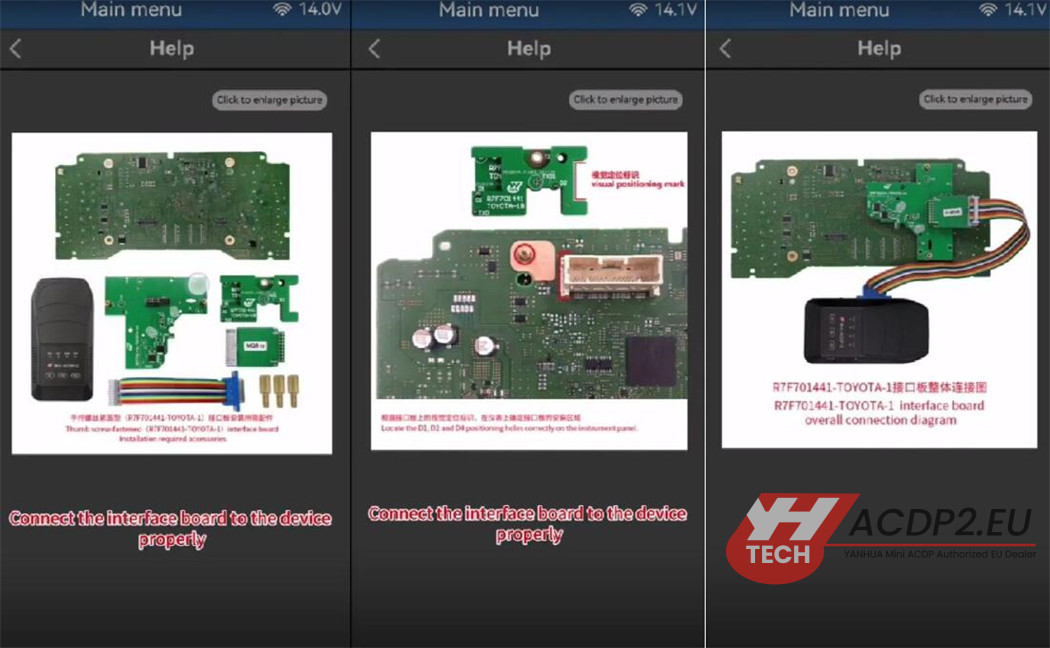 yanhua acdp module 35 toyota r7f701441 mileage correction 3