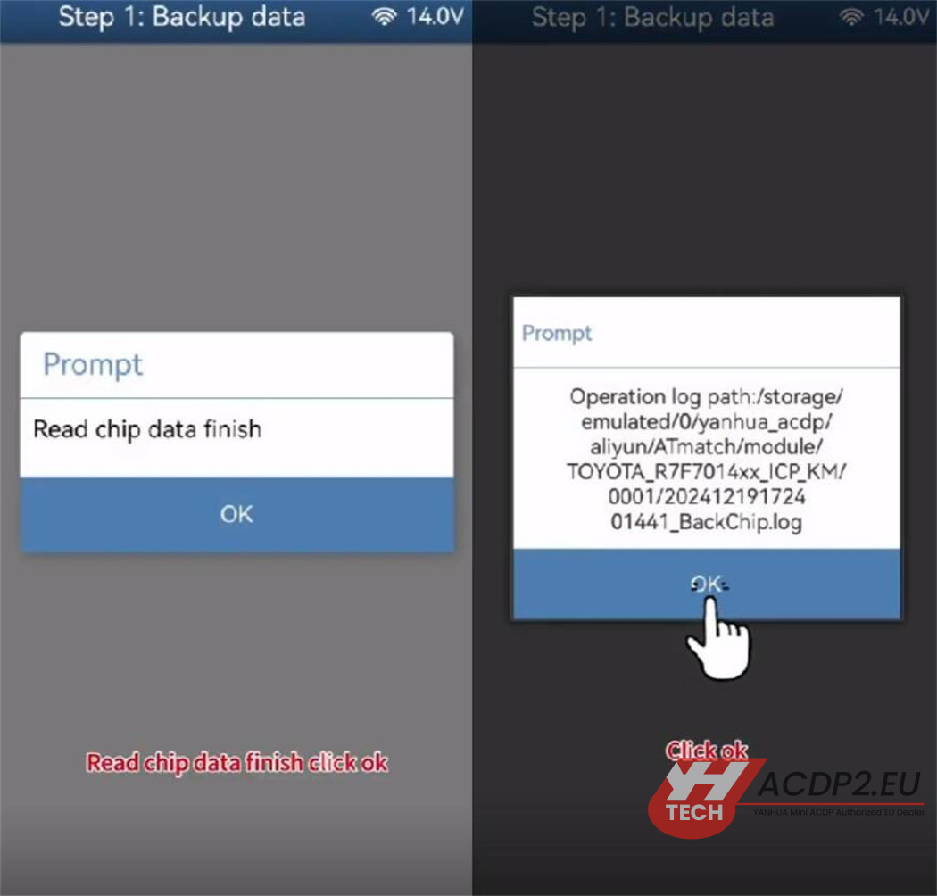 yanhua acdp module 35 toyota r7f701441 mileage correction 6