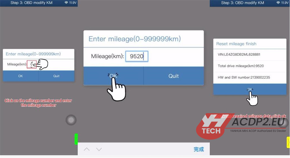 yanhua acdp module 37 mb hu6 mileage correction 10
