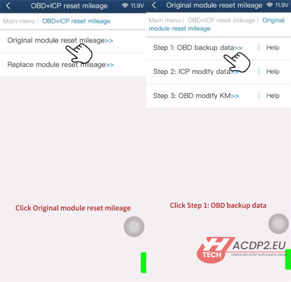 yanhua acdp module 37 mb hu6 mileage correction 4