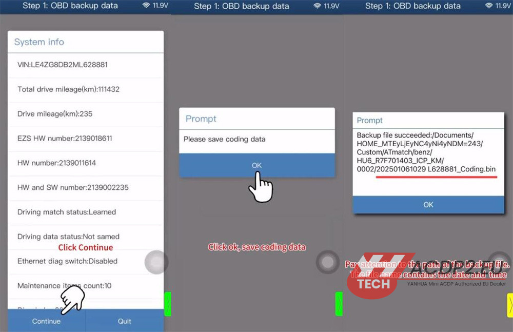 yanhua acdp module 37 mb hu6 mileage correction 5