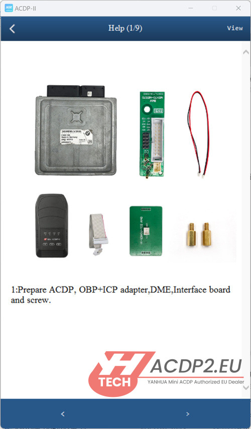yanhua acdp2 clone bmw msv70 dme 1