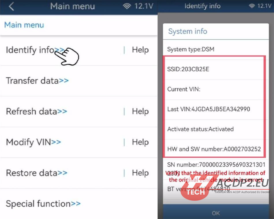 yanhua module 42 mb dsm fbs4 data transfer 3