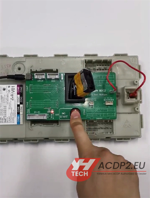 how to use yanhua acdp bmw bdc2 akl test platform 2