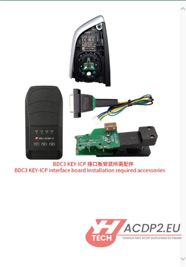 yanhua acdp2 add bmw bdc3 smart key 1