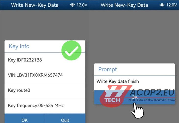 yanhua acdp2 add bmw bdc3 smart key 11
