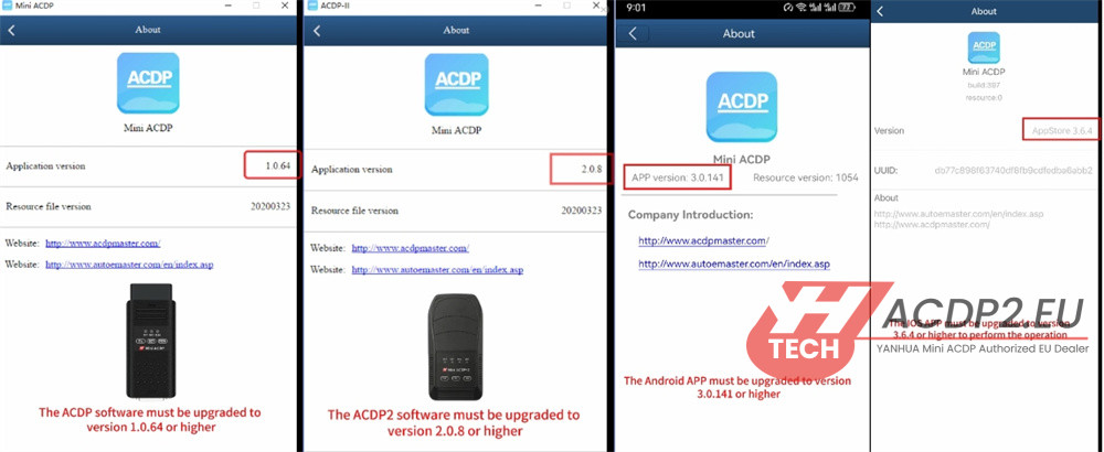 yanhua acdp2 add bmw bdc3 smart key 2
