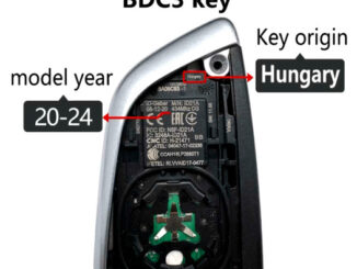 yanhua acdp2 add bmw bdc3 smart key 3