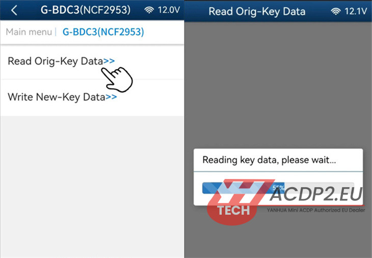 yanhua acdp2 add bmw bdc3 smart key 7