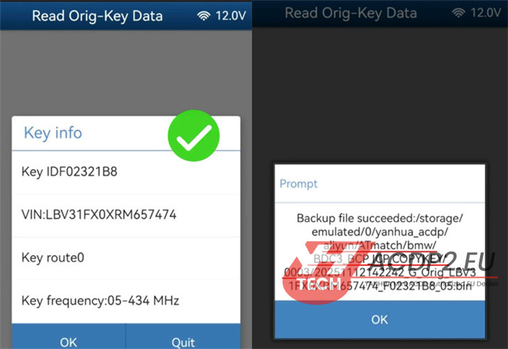 yanhua acdp2 add bmw bdc3 smart key 8