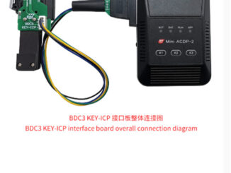 yanhua bmw bdc3 key interface board installation 7