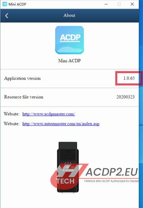 locate yanhua acdp folder on computer 4
