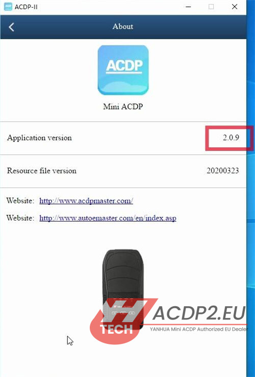 locate yanhua acdp folder on computer 5