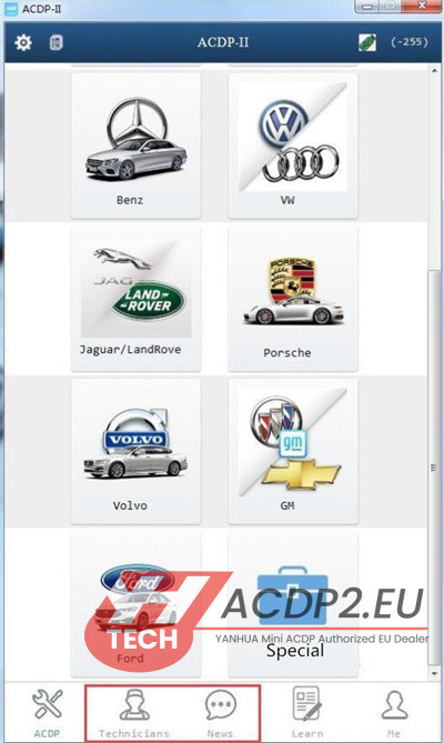 yanhua mini acdp2 account registration 1