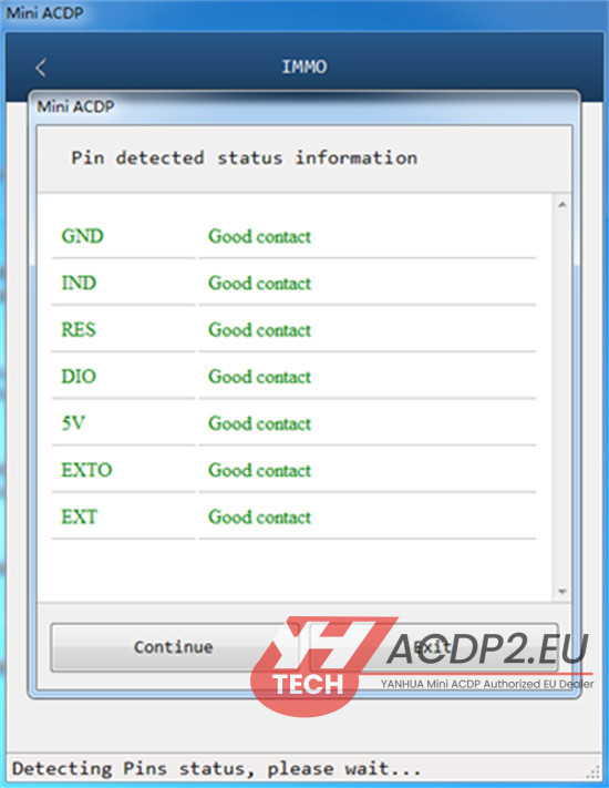 fix yanhua acdp unreliable jlr kvm test point contact 6