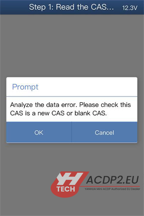 yanhua acdp2 bmw cas3 memory decryption failed 3