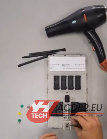 disassemble bmw fembdc module for yanhua acdp 8