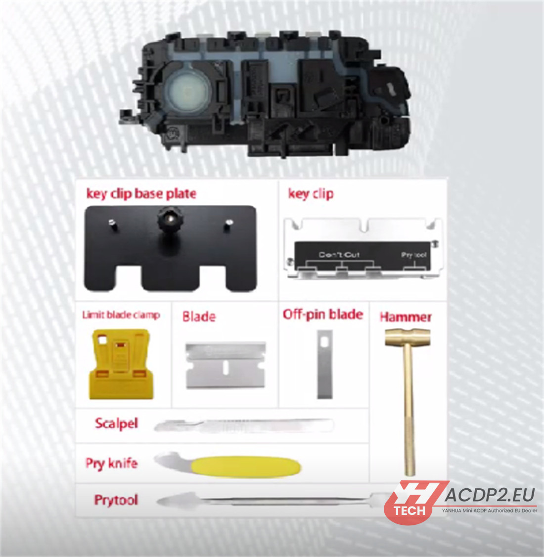 how to use yanhua btool bcp key cutting kits 1