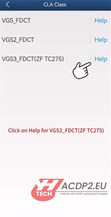 yanhua acdp2 clone mercedes vgs3 fdct tc275 gearbox 2