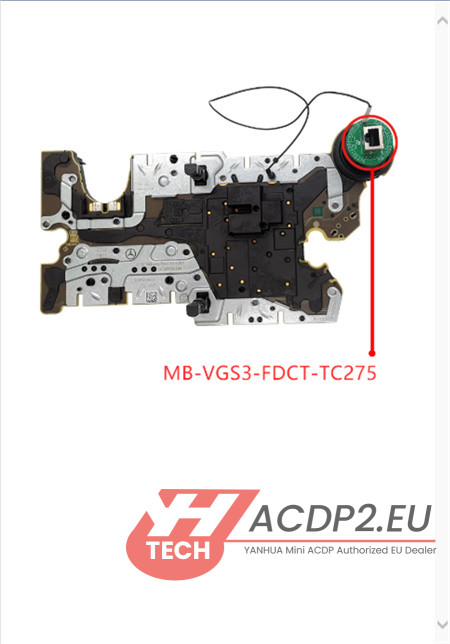 yanhua acdp2 clone mercedes vgs3 fdct tc275 gearbox 4