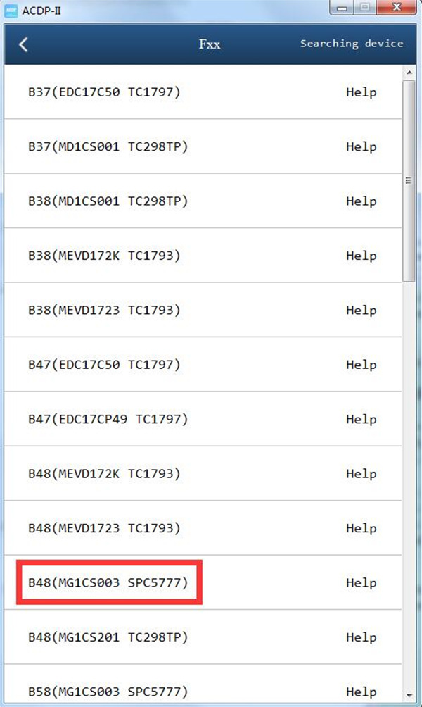 yanhua acdp2 read bmw b48 mg1cs003 isn 5