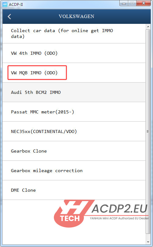 mini acdp2 update vag mqb49 5c 5d key 4