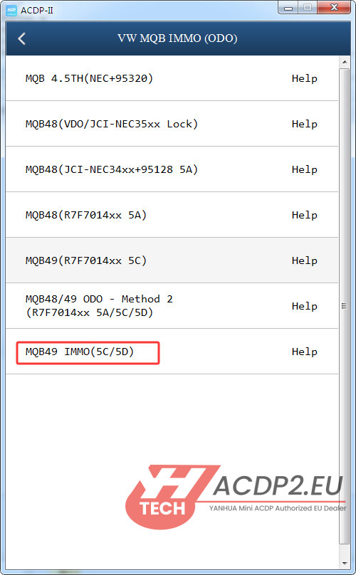 mini acdp2 update vag mqb49 5c 5d key 5