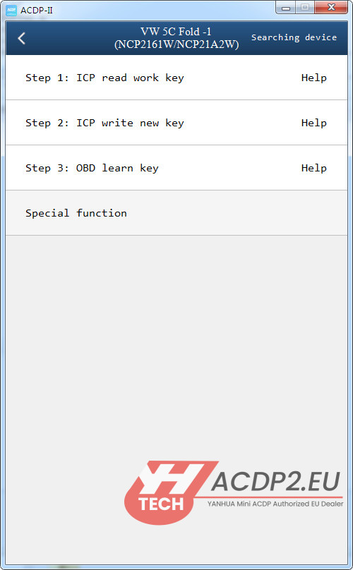 mini acdp2 update vag mqb49 5c 5d key 8