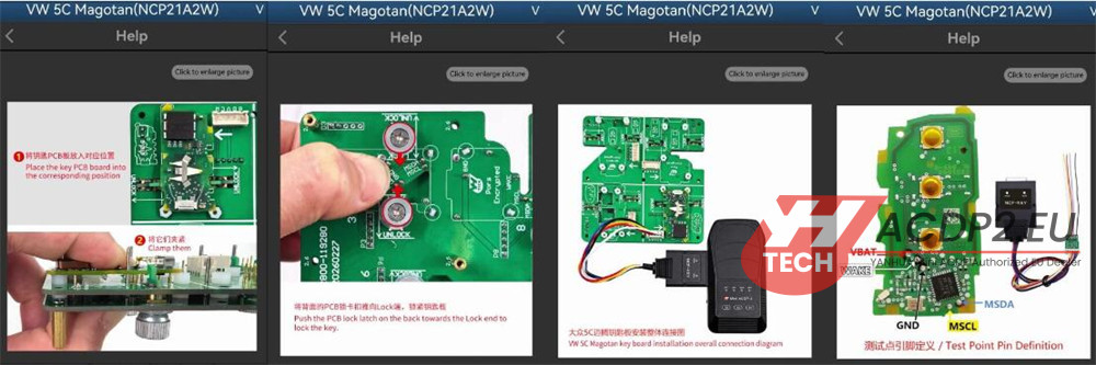 yanhua acdp2 add vw porsche 5c 5d key 7
