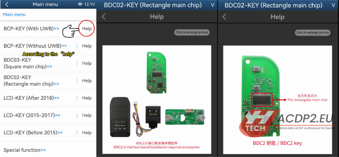 yanhua acdp2 copy bmw bdc2 encrypted key 3