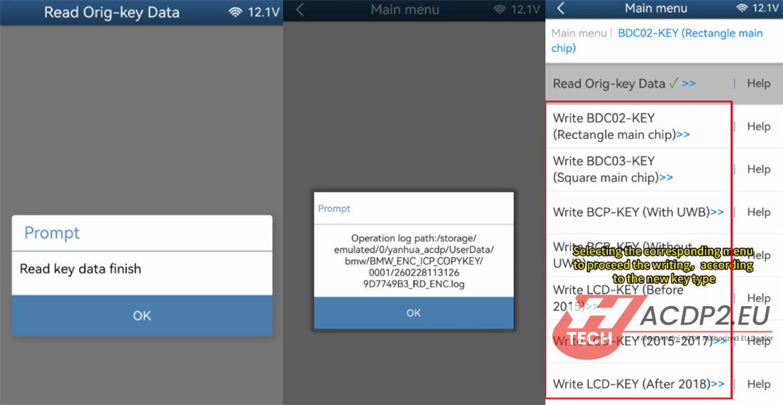 yanhua acdp2 copy bmw bdc2 encrypted key 9