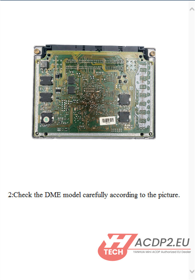 yanhua acdp2 clone bmw n62 2008 dme 3