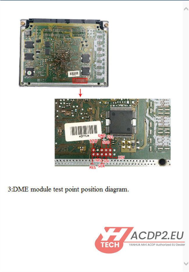 yanhua acdp2 clone bmw n62 2008 dme 4