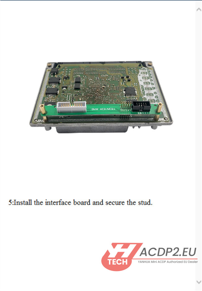 yanhua acdp2 clone bmw n62 2008 dme 5