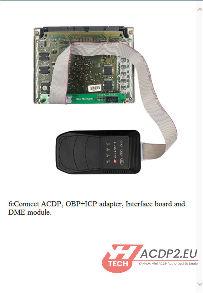 yanhua acdp2 clone bmw n62 2008 dme 6