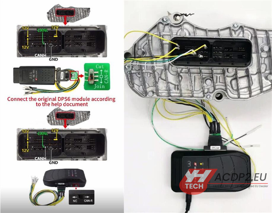 yanhua acdp2 clone renault dc4 gearbox 2