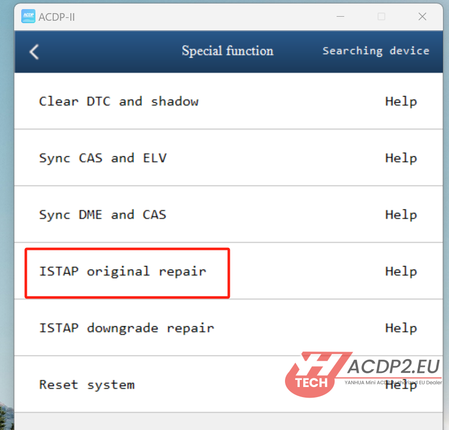 yanhua acdp2 recover bmw cas3+ istap 2 yanhua acdp2 recover bmw cas3+ istap 2