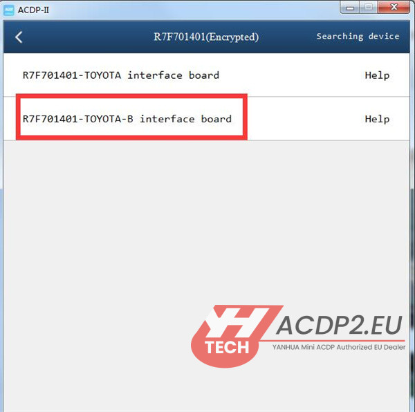 yanhua acdp2 mileage toyota r7f701401 encrypted correction 15