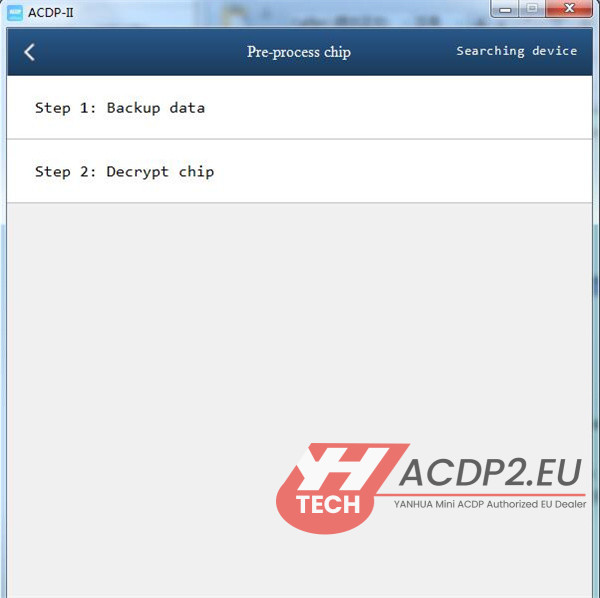 yanhua acdp2 mileage toyota r7f701401 encrypted correction 17