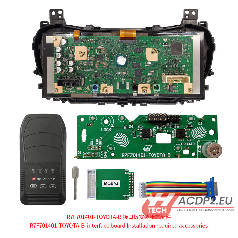 yanhua acdp2 mileage toyota r7f701401 encrypted correction 5