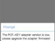 yanhua acdp2 pcf key adapter version is low solution 1