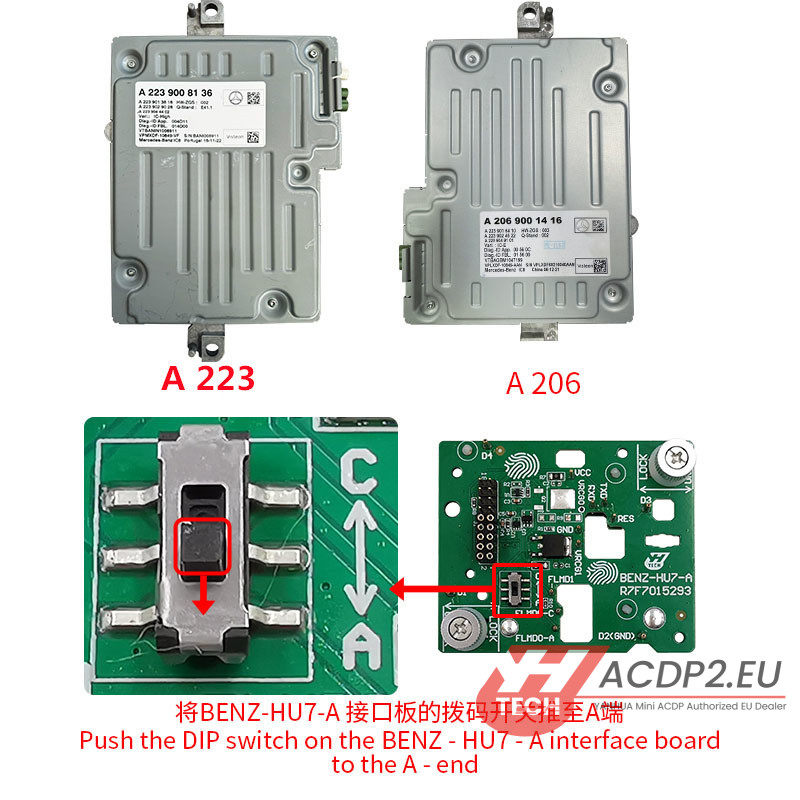 yanhua module 39 and benz hu7 installation 4