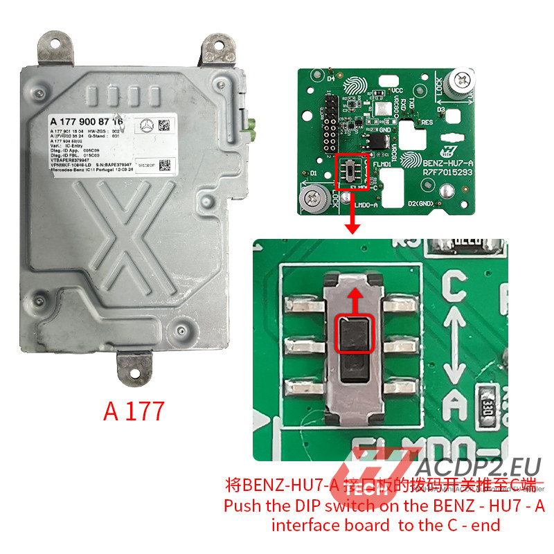 yanhua module 39 and benz hu7 installation 5